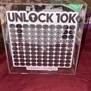 Unlock 10K Savings Challenge Box - Black